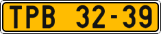 License plate of the Czech Republic, Commercial vehicles (1960)
