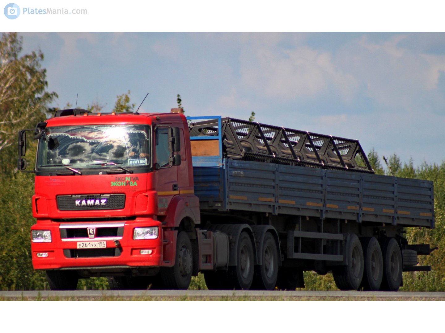 е 261 ух 154, KamAZ 6580 65806