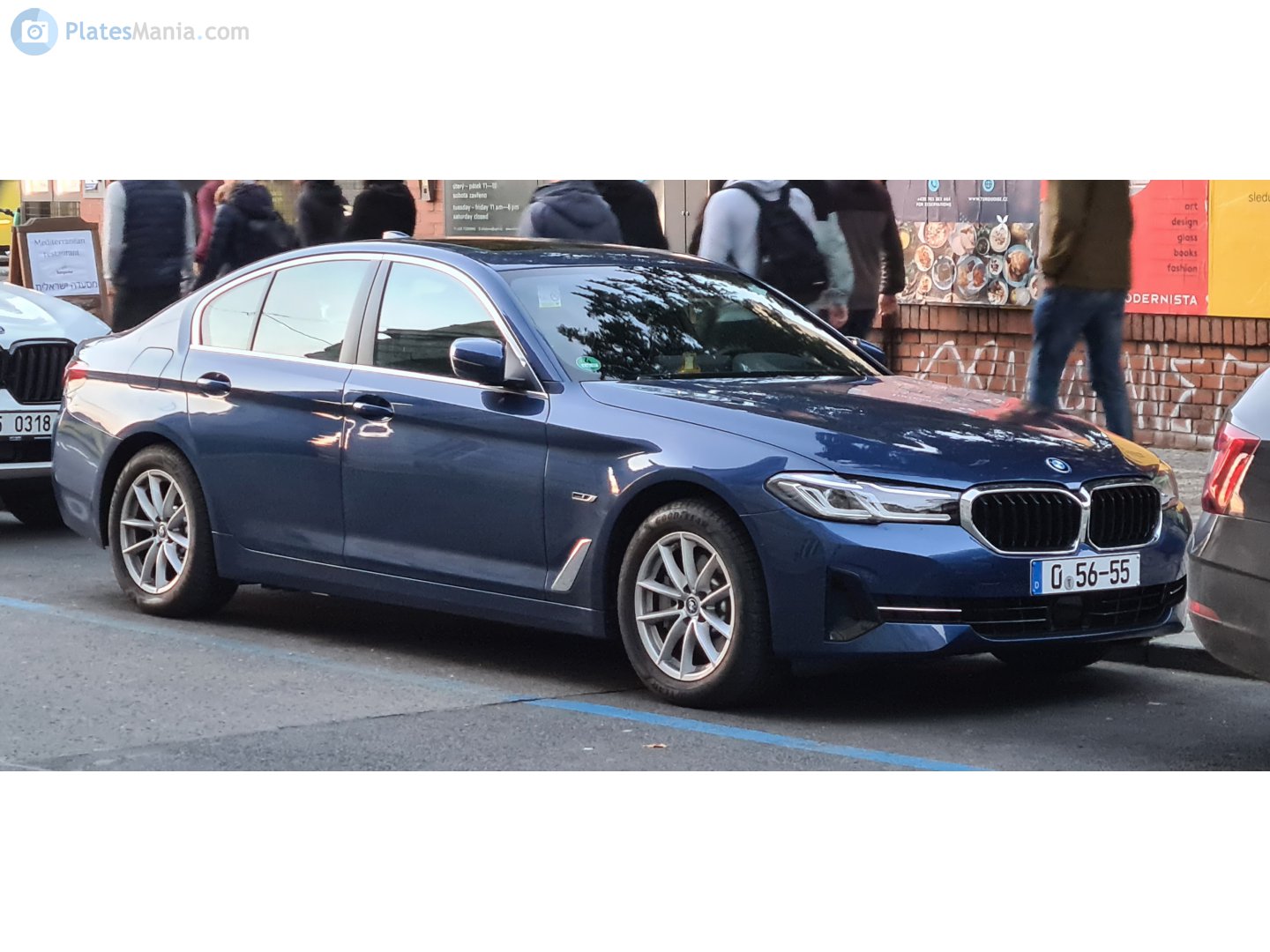 0 56-55, BMW 5 Series 7th gen Sedan (G30/G38), facelift, 2020–2023
