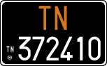 License plate of Italy, Cars (1927 year series)