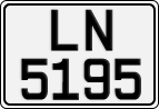 License plate of Norway, Trailers, motorcycles, special vehicles