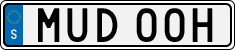 License plate of Sweden, Regular plates