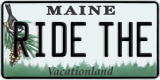 Maine, Vanity Plates