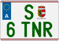 License plate of Austria, Regular plates