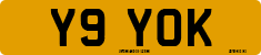 License plate of the United Kingdom, 1983 year system