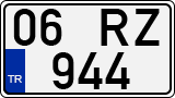 License plate of Turkey, Regular plates