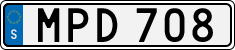 License plate of Sweden, Regular plates