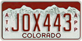Colorado, Apportioned (ABC123)