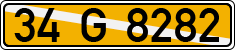 License plate of Turkey, Temporary