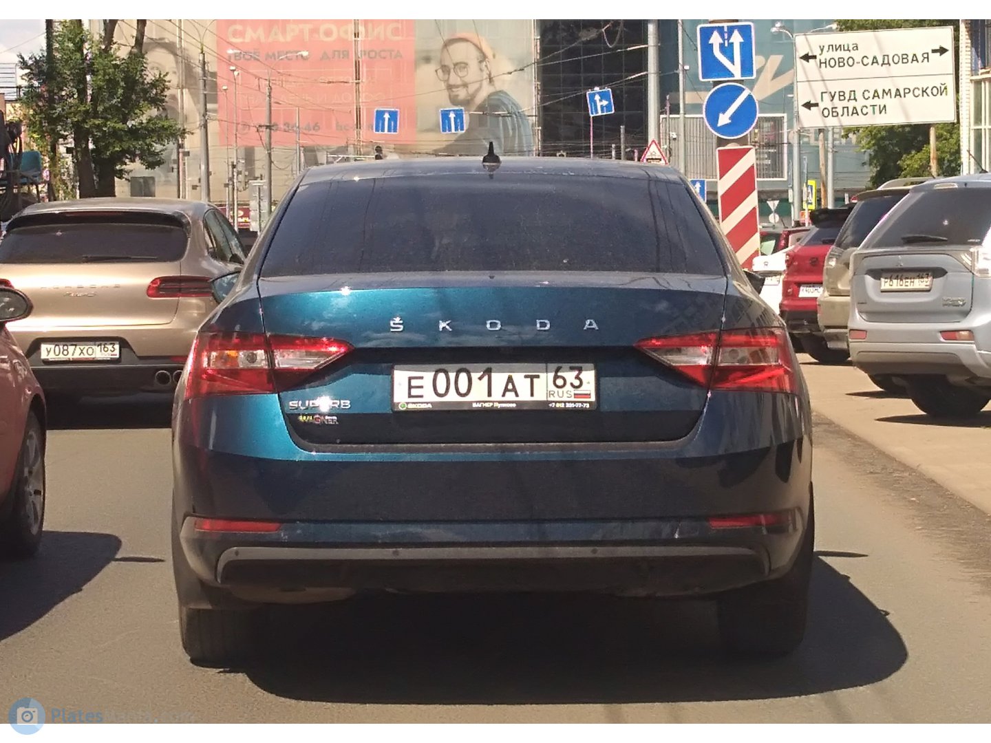 е 001 ат 63, Skoda Superb 3rd gen Liftback (B8/3V3), facelift, 2019–2023