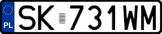 License plates of Poland, Regular car plates