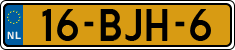 License plate of the Netherlands, Heavy Commercial Vehicles (1994 system)