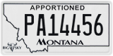 Montana, Apportioned