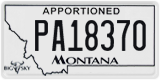 Montana, Apportioned
