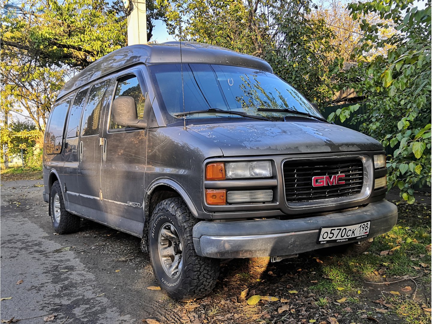 о 570 ск 198, GMC Savana 1st gen, 1996-2002