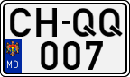 License plate of Moldova, Cars (1992)