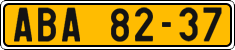 License plate of the Czech Republic, Commercial vehicles (1960)