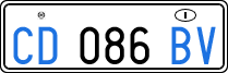 License plate of Italy, Diplomatic