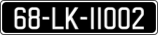 License plate of Ireland, Regular plates