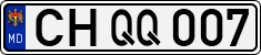 License plate of Moldova, Cars (1992)