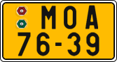 License plate of the Czech Republic, Commercial vehicles (1960)