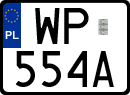 License plates of Poland, Special vehicles and motorcycles
