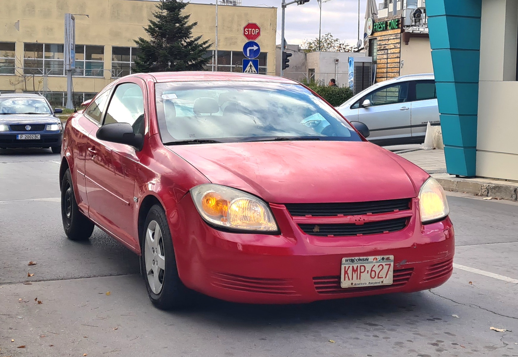 KMP-627, License plate without vehicle 