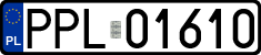 License plates of Poland, Regular car plates