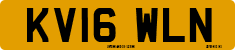 License plate of the United Kingdom, 2001 year system