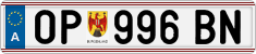 License plate of Austria, Regular plates