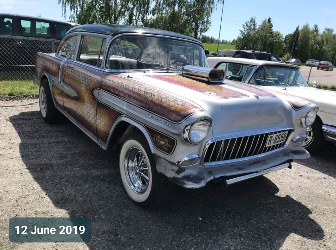 R-8558, Chevrolet 210 2nd gen 1955 2-door Sedan (2102-1011; A-body), 1954–1955