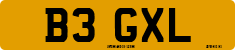 License plate of the United Kingdom, 1983 year system