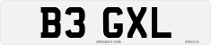 License plate of the United Kingdom, 1983 year system