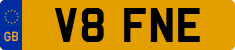 License plate of the United Kingdom, 1983 year system