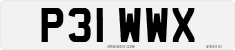 License plate of the United Kingdom, 1983 year system