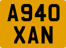 License plate of the United Kingdom, 1983 year system