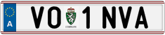 License plate of Austria, Regular plates