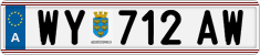 License plate of Austria, Regular plates