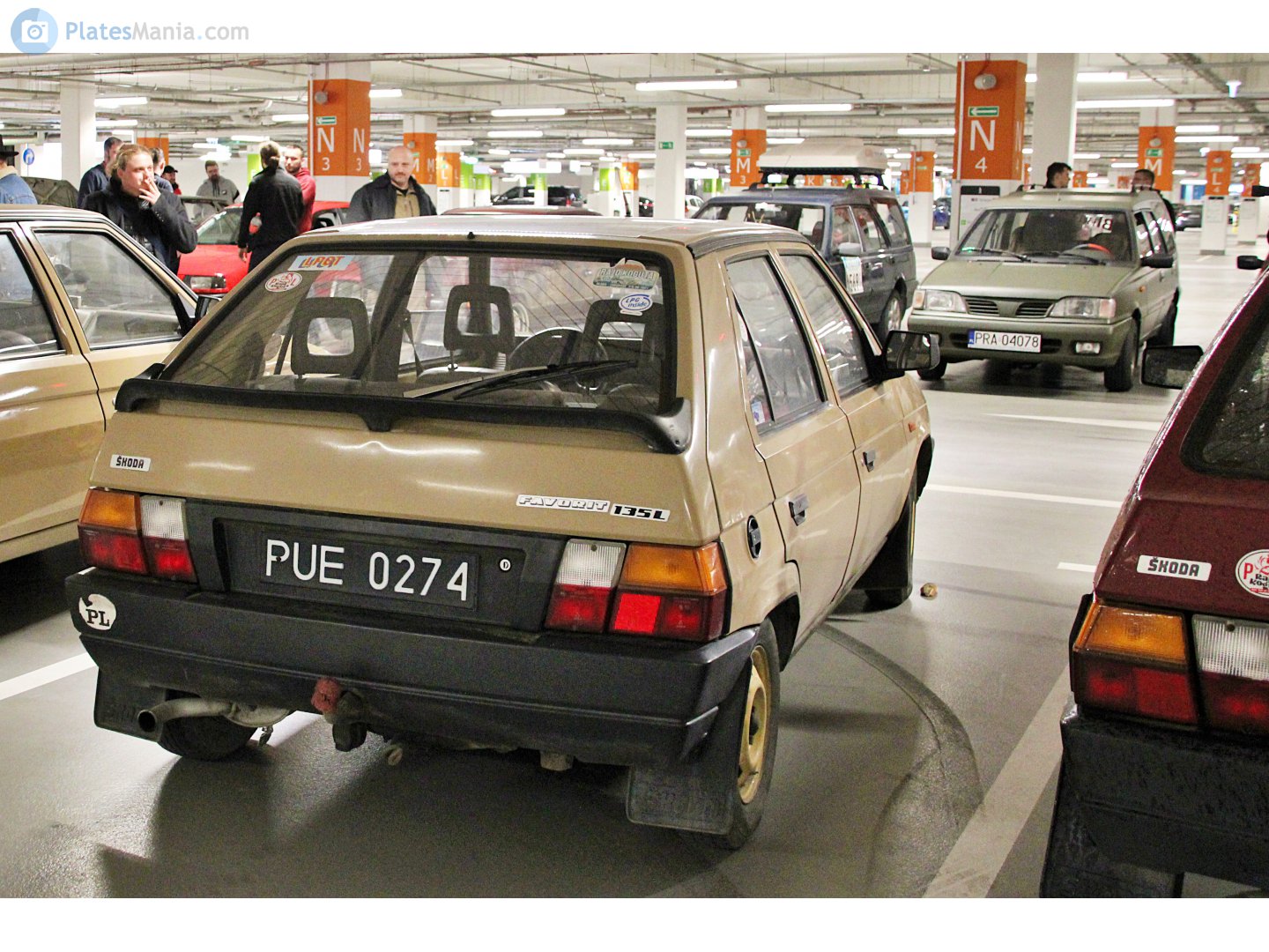 PUE 0274, Skoda Favorit 1st gen Hatch (Type 781), 1987–1995