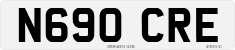 License plate of the United Kingdom, 1983 year system