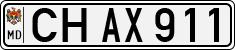 License plate of Moldova, Cars (1992)