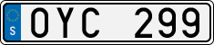 License plate of Sweden, Regular plates