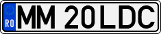 License plate of Romania, Regular plates