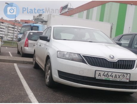 а464ах67, Skoda Rapid