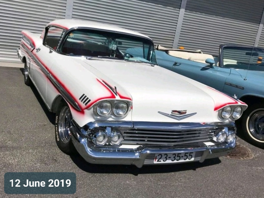 23-35-55, Chevrolet Biscayne 1st gen 1958 2-door Sedan (1547/1641; B-body), 1957–1958