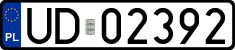 License plates of Poland, Military