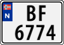 License plate of Norway, Trailers, motorcycles, special vehicles