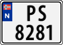 License plate of Norway, Trailers, motorcycles, special vehicles