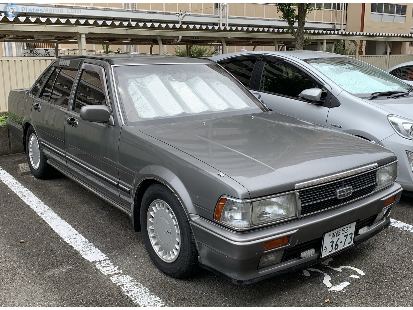 京都 52 な 3673, Nissan Gloria 8th gen Sedan (Y31), 1987–1991