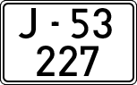 License plates of Spain, 1900 year series